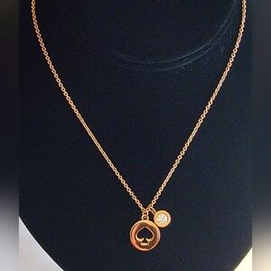 Kate Spade • Rose Gold Hole Punch Spot Necklace